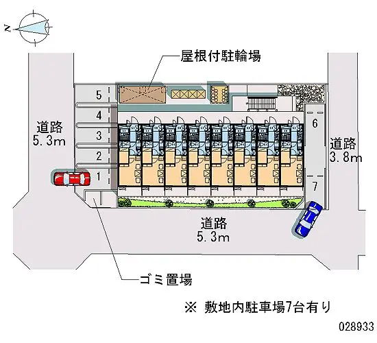 ★手数料０円★名古屋市中村区中島町４丁目　月極駐車場（LP）